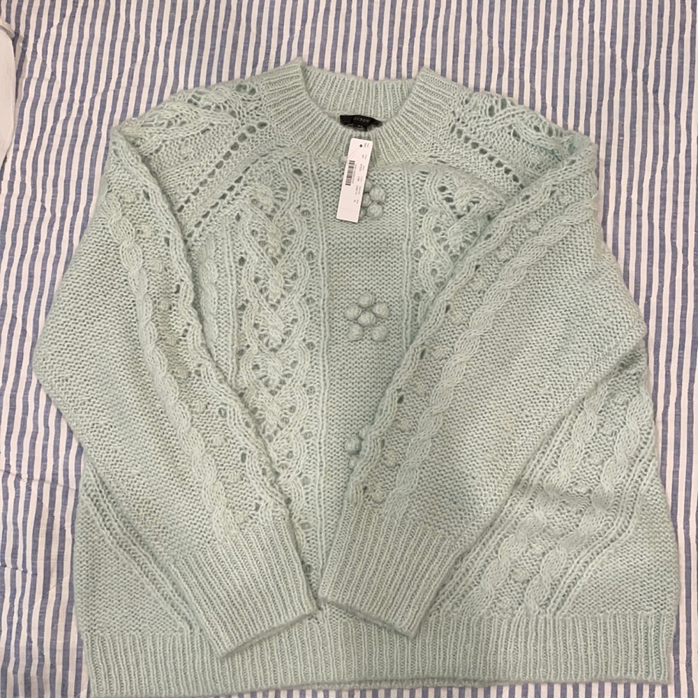 NWT! J.Crew Mint Sweater - XL